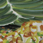 岸へいけ/2015/20 x 20 cm/Oil on cotton, panel(個人蔵)