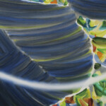 水際に/2014/45.5 x 52 cm/Oil on cotton, panel(個人蔵)